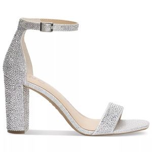 I.N.C International Concepts Silver Rhinestone Heel